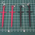 Bông tai hình thanh kiếm (Sword Earring) in 3D cực chất - Thumbnail 1