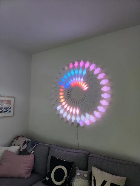 Lotus: 3D LED Wall Art – Tranh LED 3D Treo Tường - Image 4