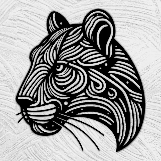 Puma (Mô hình 2D dày 2mm, base fit chặt) - Image 1