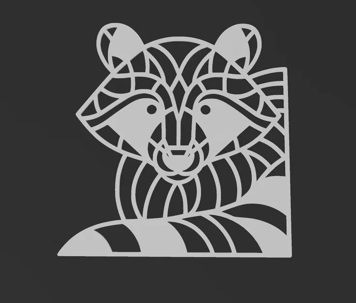 Tranh Treo Tường Gấu Mèo (Racoon Wall Art) - Image 2