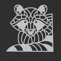 Tranh Treo Tường Gấu Mèo (Racoon Wall Art) - Thumbnail 2