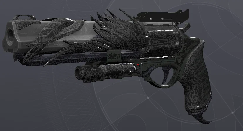 Mô hình 3D súng Hawkmoon Destiny 2 - On Ashen Wings chi tiết - Image 1