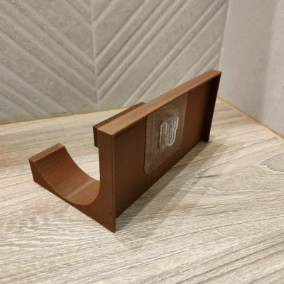 Giá treo máy sấy tóc 3D thông minh, thẩm mỹ cho phòng tắm