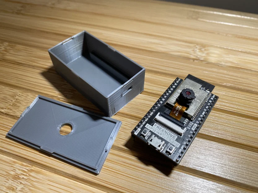 Hộp Bảo Vệ Bo Mạch Freenove ESP32 Wrover Cam In 3D Tiện Lợi - Image 3