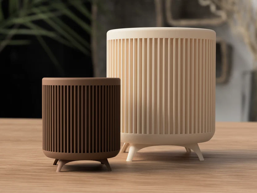 Chậu cây Midcentury có chân (Midcentury Planter) - Image 1
