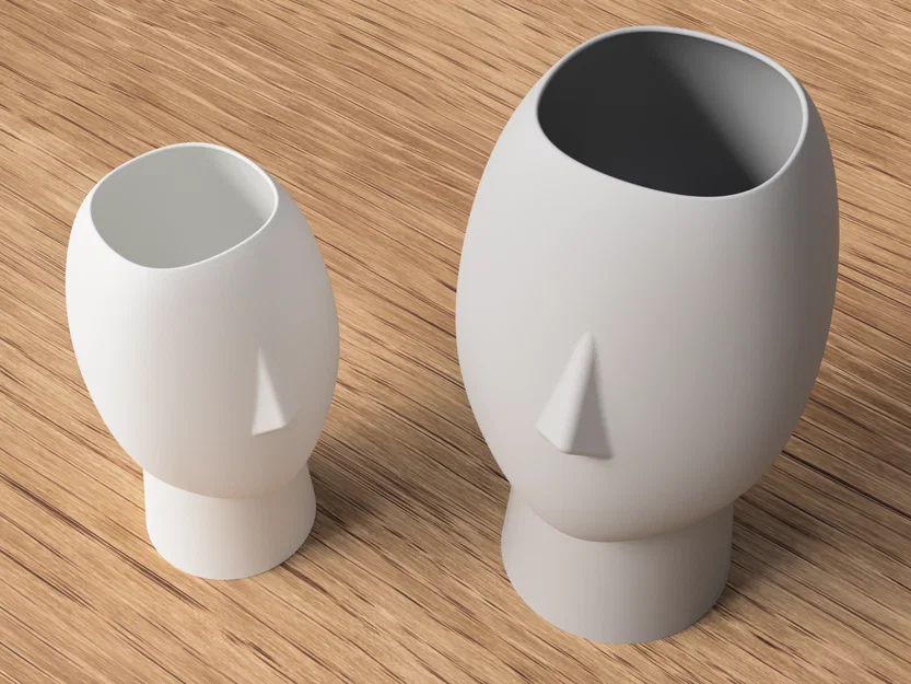 Face Vase – Bình hoa mặt người phong cách hiện đại - Image 2
