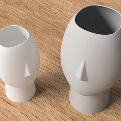 Face Vase – Bình hoa mặt người phong cách hiện đại