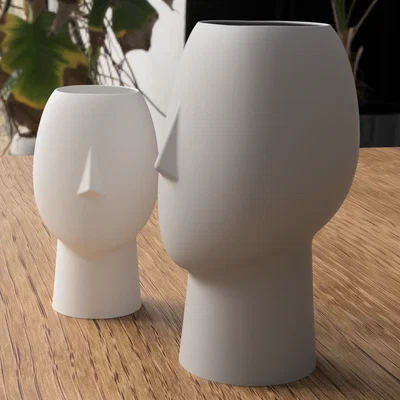 Face Vase – Bình hoa mặt người phong cách hiện đại