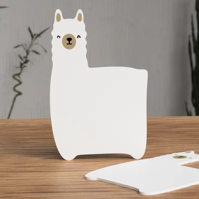 Miếng lót ly hình Alpaca dễ thương - Phụ kiện in 3D trang trí bàn