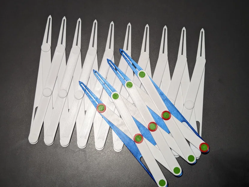 Button Gauge – Thước đo nút áo module mở rộng (in 3D) - Image 10