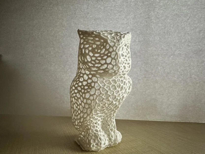 Voronoi Owl – Mô hình cú họa tiết Voronoi in 3D - Image 1