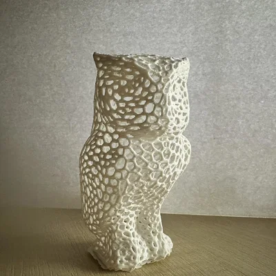 Voronoi Owl – Mô hình cú họa tiết Voronoi in 3D