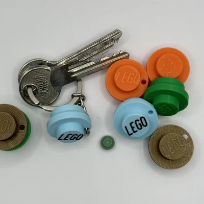 Móc khóa hình viên gạch LEGO xếp chồng độc đáo (3D Printing Model)