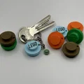Móc khóa hình viên gạch LEGO xếp chồng độc đáo (3D Printing Model) - Thumbnail 4