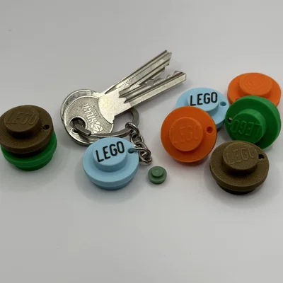 Móc khóa hình viên gạch LEGO xếp chồng độc đáo (3D Printing Model)