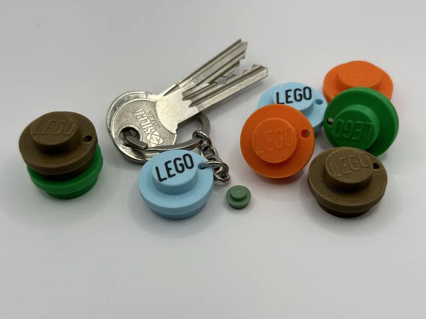 Móc khóa hình viên gạch LEGO xếp chồng độc đáo (3D Printing Model) - Image 6