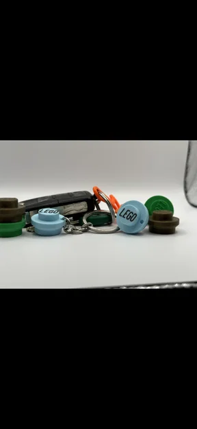 Móc khóa hình viên gạch LEGO xếp chồng độc đáo (3D Printing Model) - Image 9