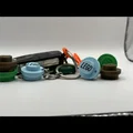 Móc khóa hình viên gạch LEGO xếp chồng độc đáo (3D Printing Model) - Thumbnail 9