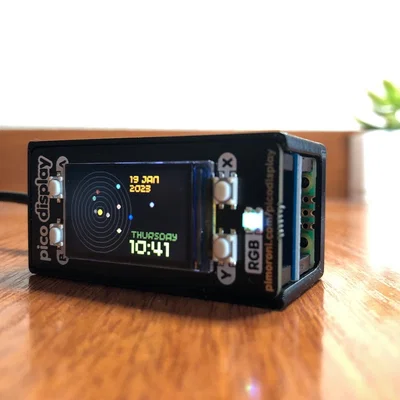 Case Raspberry Pi Pico + RTC + Display