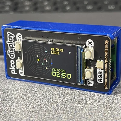 Vỏ Raspberry Pi Pico W (hoặc bản thường) + Pico Display Pack