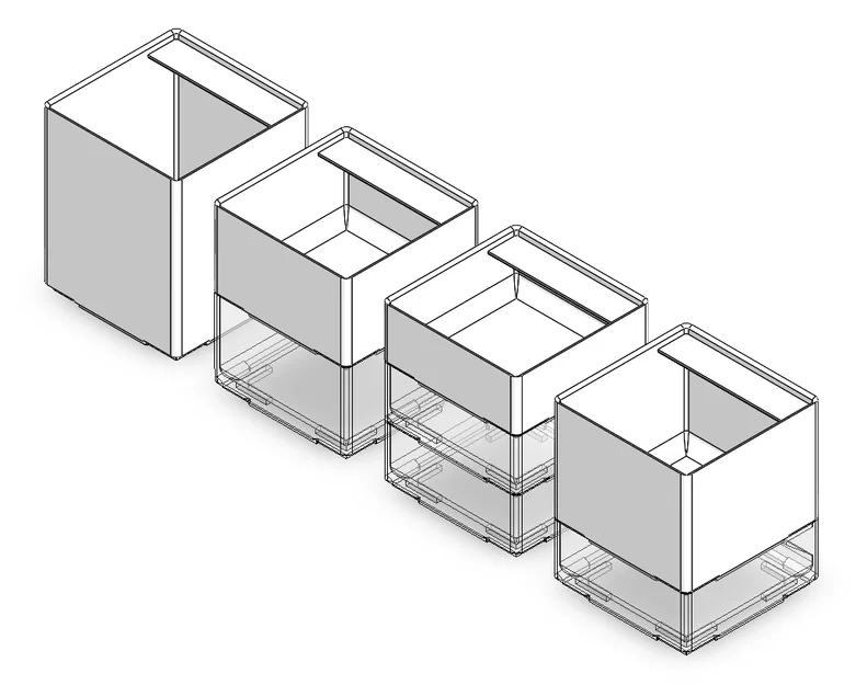 Hộp Xếp Chồng cho Festool Sortainer SYS 4 TL-SORT/3 (240 biến thể) - Image 2