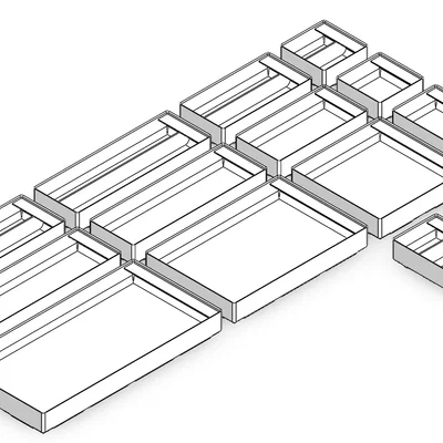 Hộp Xếp Chồng cho Festool Sortainer SYS 4 TL-SORT/3 (240 biến thể)