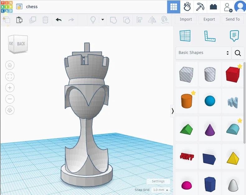 Bộ quân cờ vua thiết kế tối giản dành cho máy in 3D - Image 5