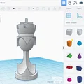 Bộ quân cờ vua thiết kế tối giản dành cho máy in 3D - Thumbnail 5