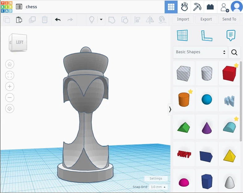 Bộ quân cờ vua thiết kế tối giản dành cho máy in 3D - Image 6