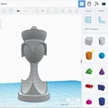 Bộ quân cờ vua thiết kế tối giản dành cho máy in 3D - Thumbnail 6