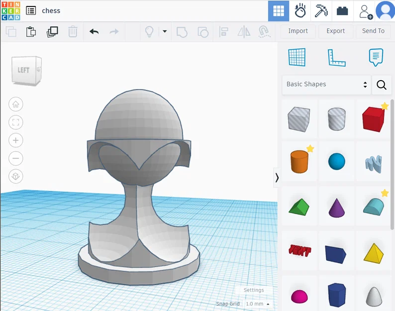 Bộ quân cờ vua thiết kế tối giản dành cho máy in 3D - Image 7