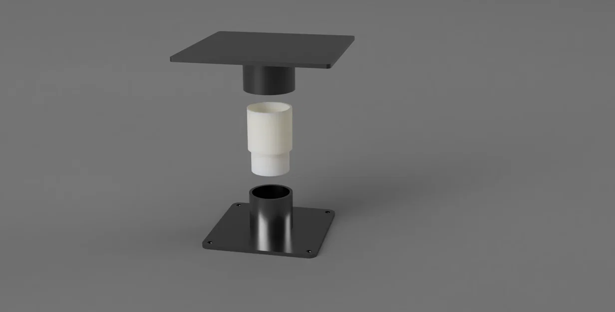 Bệ Xoay 360 Điều Chỉnh Độ Cao để Sơn (360 Height Adjustable Rotating Painting Platform) - Image 2