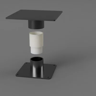 Bệ Xoay 360 Điều Chỉnh Độ Cao để Sơn (360 Height Adjustable Rotating Painting Platform)