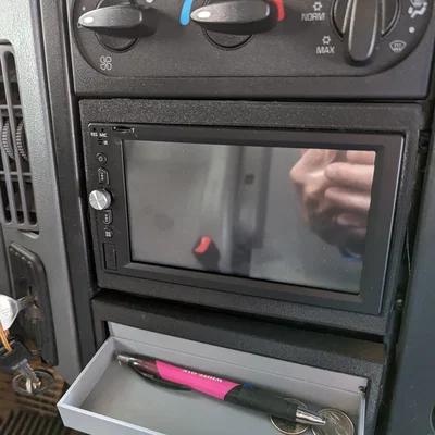 Vòng viền/trim ring mount car stereo Double DIN cho taplo hoặc gắn tường