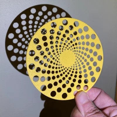 Plate lỗ kim chiếu nhật thực Eclipse (Bản cải tiến)