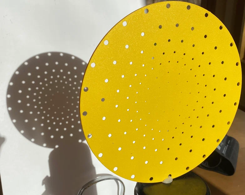 Plate lỗ kim chiếu nhật thực Eclipse (Bản cải tiến) - Image 2