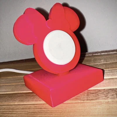 Đế sạc Apple Watch Minnie Mouse in 3D dễ thương