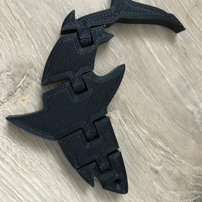 Mô hình cá mập khớp nối linh hoạt (Articulating Shark) in 3D