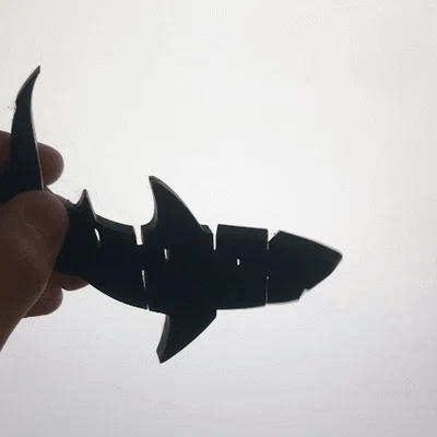 Mô hình cá mập khớp nối linh hoạt (Articulating Shark) in 3D