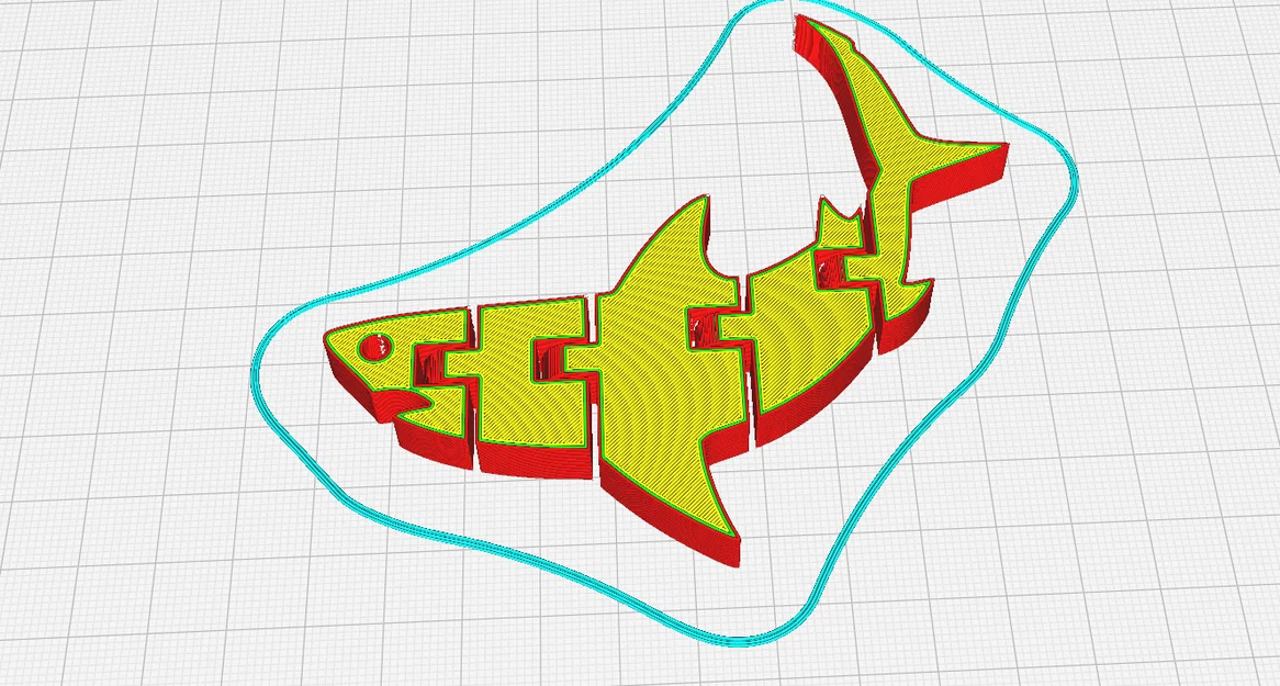 Mô hình cá mập khớp nối linh hoạt (Articulating Shark) in 3D - Image 4