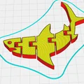 Mô hình cá mập khớp nối linh hoạt (Articulating Shark) in 3D - Thumbnail 4