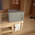 Microwave nhà búp bê (Dollhouse Microwave) tỉ lệ 1/12 - Thumbnail 1