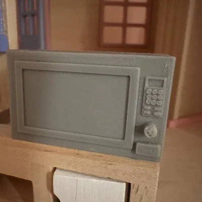 Microwave nhà búp bê (Dollhouse Microwave) tỉ lệ 1/12