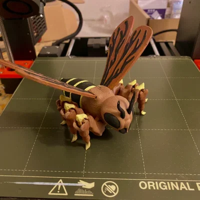 Mô hình ong linh hoạt Flexi Bee in 3D không cần support