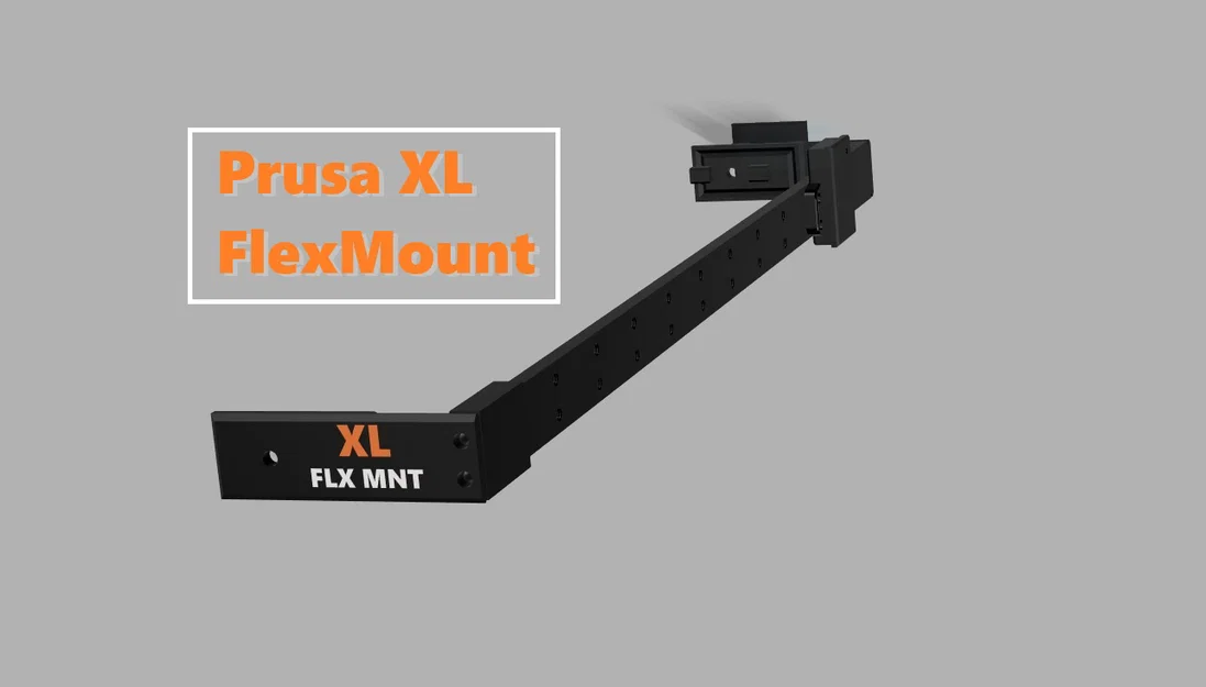 Prusa XL FlexMount – Thanh rail gắn ESP32-CAM/camera cho Prusa XL - Image 1