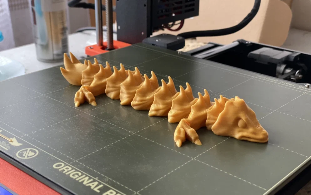 Mô hình thằn lằn uốn dẻo Flexi Lizard in 3D (Print-in-place) - Image 2