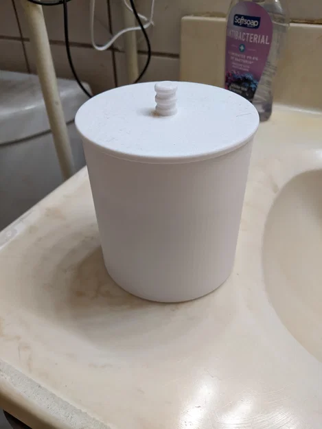 Hộp Đựng Tăm Bông Thông Minh Pull Up Q-tip Dispenser - Image 2