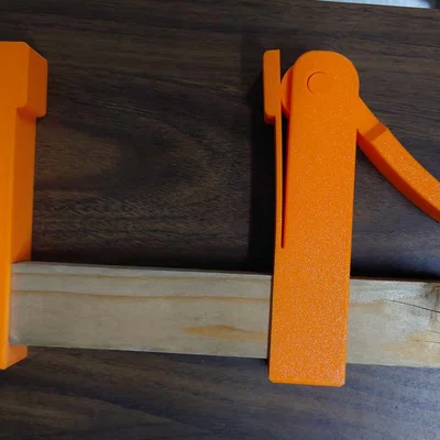 Kẹp Cam chữ F in 3D hoàn toàn (Fully 3D printable Cam F Clamp)