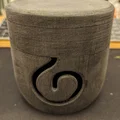 Tô đựng len có nắp (Yarn bowl with lid) - Thumbnail 1