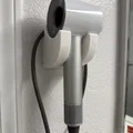Giá treo máy sấy tóc Dyson gắn tường kèm quản lý dây điện tiện lợi - Thumbnail 1